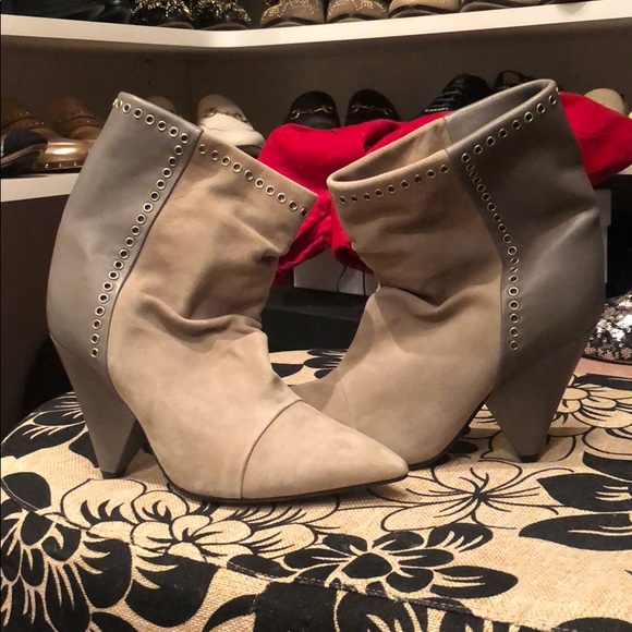 isabel marant cone heel boots